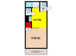 パ－クサイドⅡの物件間取画像